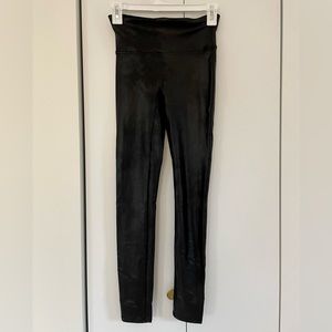 Spanx Faux Leather Leggings Black